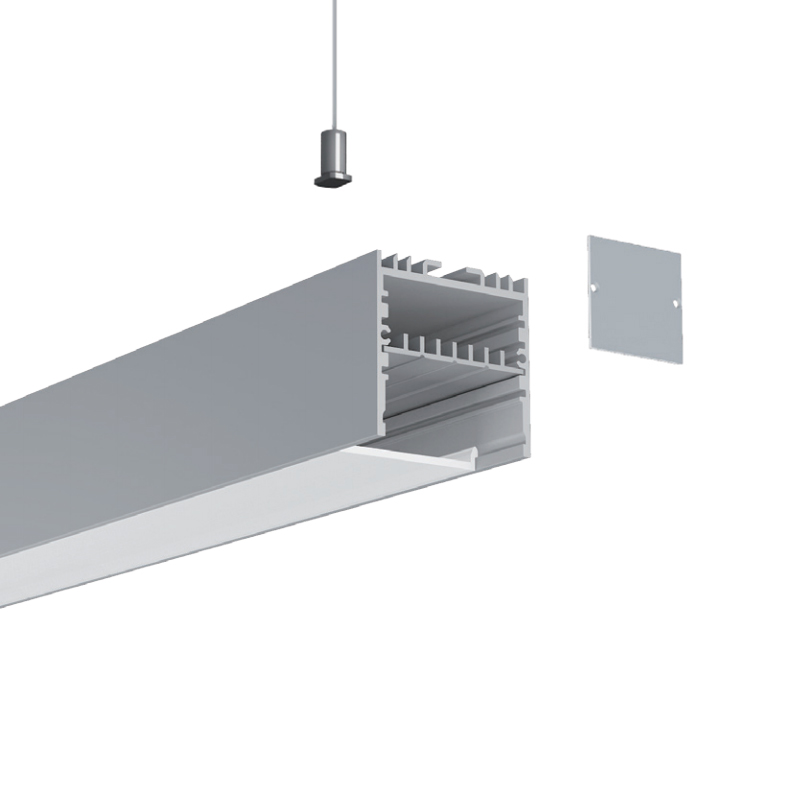 Ceiling LED Light Channel For 3528 Quad Row LED Strips - Inner Width 30mm(1.18inch)